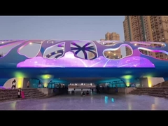 استخدام لوحة الدوائر المرنة الشفافة للشاشة LED للإعلانات الخارجية