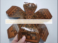استخدام PCB المرن لتنمية الشعر قبعة الأشعة تحت الحمراء أداة العلاج الطبيعي FPCB المصنع قناع جمال PCB لوحة الدوائر المرنة
