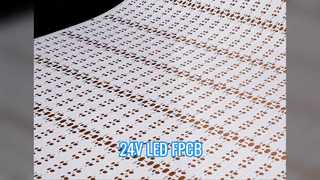 24V LED قطاع لوحة دوائر كهربائية مرنة 2835 60LEDs