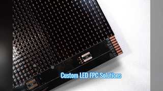شاشة LED مرنة FPC تصميم مخصص