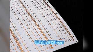 شريط LED مرن ثنائي الفينيل متعدد الكلور 12 فولت فيلم أبيض FPCB