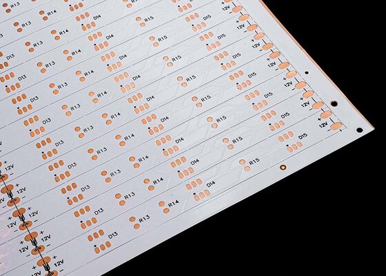 شراء لوحة دائرة شريطية LED مرنة مزدوجة الجوانب بقدرة 12 فولت مع 15 نبضة ضوئية للبيئات القاسية online manufacture