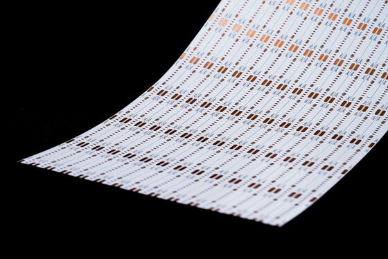 شراء 24 فولت طبقة مزدوجة PCB مرنة لأشرطة LED مع تصميم مخصص وتغطية OSP online manufacture