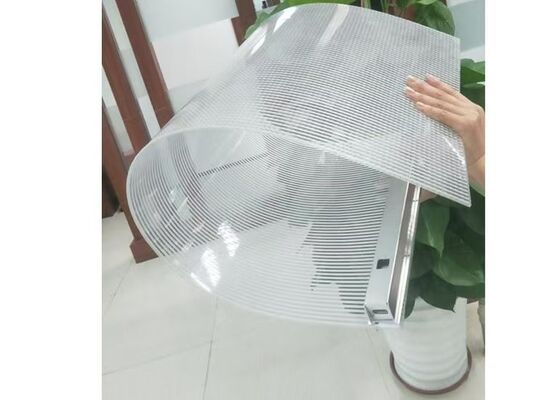 شراء شاشة مرنة شفافة ذات LED قابلة للتخصيص مع سطوع 1600+ نيتس ، IP65 مقاوم للماء ولوحة دوائر مزدوجة الطبقات للإعلانات الخارجية online manufacture