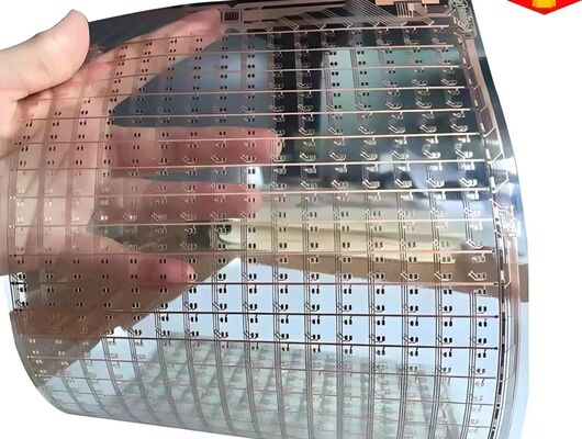 شراء شاشة LED مرنة شفافة مع لوحة دوائر مزدوجة الطبقة ومستوى حماية من الحريق V0 لسهولة التثبيت online manufacture