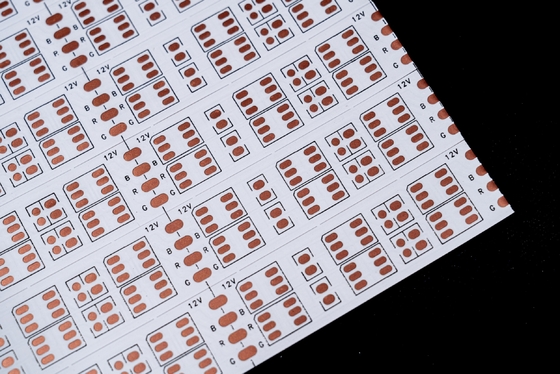 شراء مصنع FPCB للوحة الدائرة الشريطية LED طبقة مزدوجة LED الشريط FPC مجلس& 240mmx500mm FPCB& 5050 ورق النحاس RGB خط صف مزدوج online manufacture