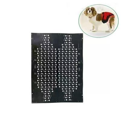 شراء Red infrared physiotherapy circuit board Medical grade flexible printed circuit Bending resistant LED physiotherapy belt FPC soft light board online manufacture