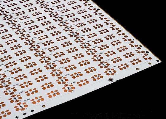 90 ضربات الضوء لوحة الدوائر المرنة ذات الشريط LED مع طبقة مزدوجة FPC لوحة الدوائر 24V