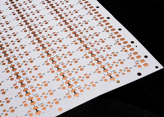 لوحة دائرة LED مرنة 2835 LED 12V للفيلم الأبيض ذو الجانبين FPCB لوحة طبقة مزدوجة