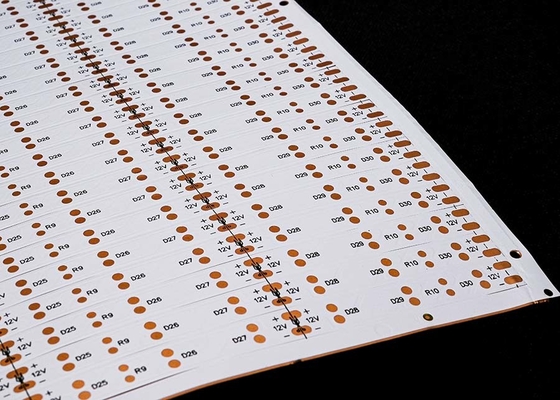 لوحة دائرة LED مرنة إلكترونية مع طبقة مزدوجة 5050 15LED لكل قطعة