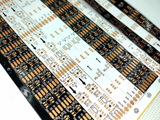 12 فولت 24 فولت لون LED الشريط PCB لوحة تصميم طبقة مزدوجة لوحة مع OSP مضاد للأكسدة
