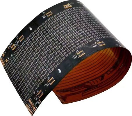 تجميع لوحة الدوائر المخصصة شاشة LED مرنة مزدوجة الطبقات FPC مع مستوى حماية من الحرائق V0 وخيارات قابلة للتخصيص