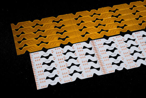 شريط LED مزدوج الطبقات FPC بمستوى حماية من الحرائق V0 ولوحة دوائر مطبوعة مرنة قابلة للتخصيص