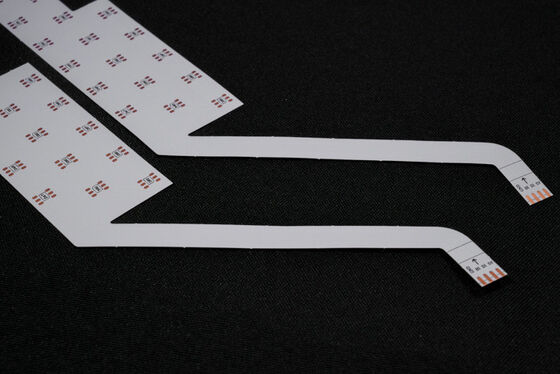 LED Light FPC Flexible PCB Assembly مع مستوى حماية من الحريق V0 ، 0.25mm سمك ، وعزل الراتنج البوليمايد