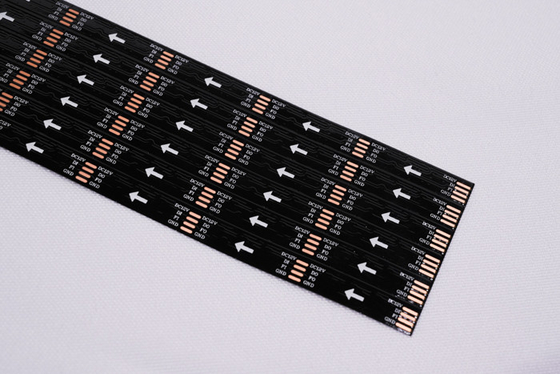 تجميع PCB المرن مزدوج الجانبين طابعة دائرية مزدوجة الطبقة معالجة الألواح المطاطية