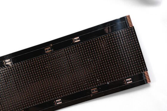 شاشة عرض LED مرنة FPC PCB لوحة دوائر كهربائية مع لوحة دوائر مزدوجة وطبقة حماية من الحريق V0 للخدمات المخصصة