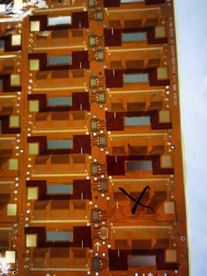 بطاقات PCB مرنة مزدوجة الطبقة مع راتنج بولي أميد وسمك 0.25 ملم للمعدات الطبية